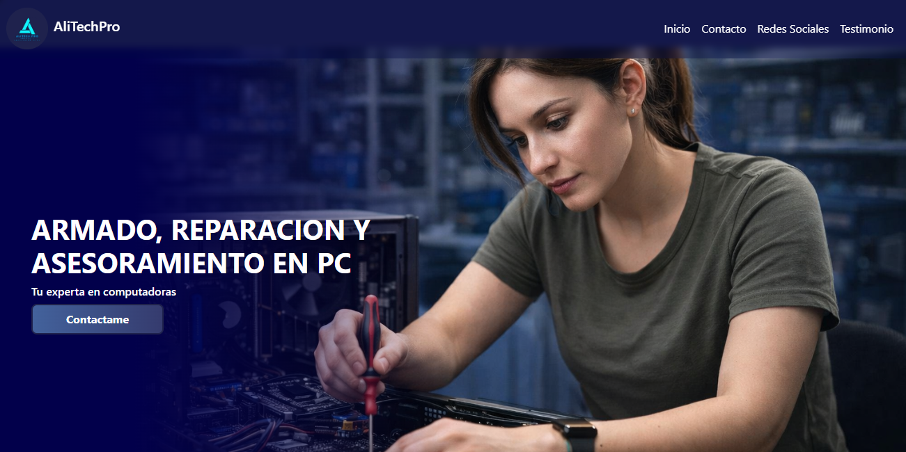 Pagina web AliTechPro | Punto Norte